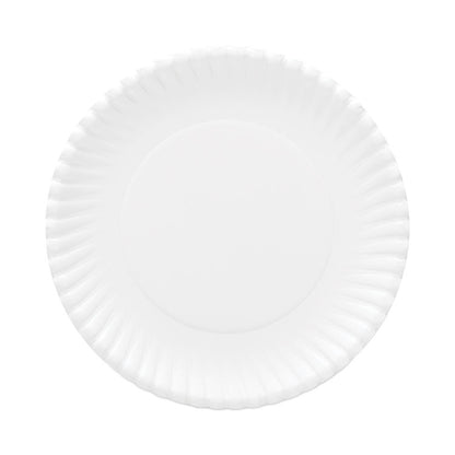 Original Heavyweights Paper Plates, 9" dia, White, 120/Pack, 8 Packs/Carton