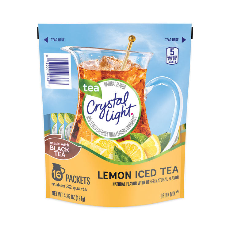 Flavored Drink Mix Pitcher Packs, Iced Tea, 0.14 oz Packets, Yield 2 Qt/Packet, 32 Qt/Pouch, 16 Packets/Pouch, 1 Pouch/Carton