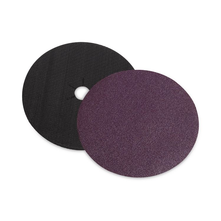 Regalite Floor Surfacing Hookit Discs, 8" Diameter, 80 Grit, Purple, 100/Carton