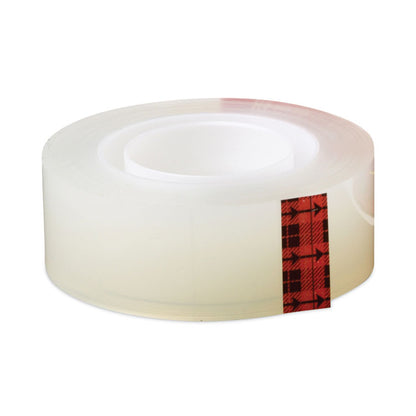 Transparent Tape, 1" Core, 0.75" x 83.33 ft, Transparent, 6/Pack