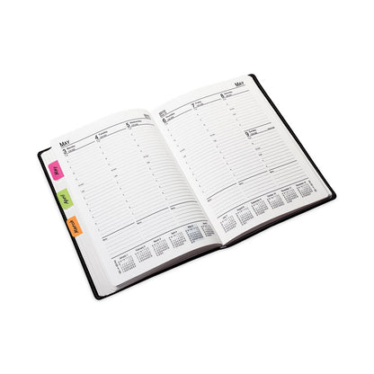 1" Plain Solid Color Tabs, 1/5-Cut, Assorted Bright Colors, 1" Wide, 66/Pack