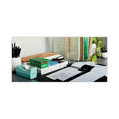 Magic Tape Desktop Dispenser Value Pack, 1" Core, 0.75" x 83.33 ft, Clear, 6 Tape Rolls/Pack