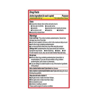 8-Hour Arthritis Pain Extended Release Tablets, 650 mg, 290/Bottle
