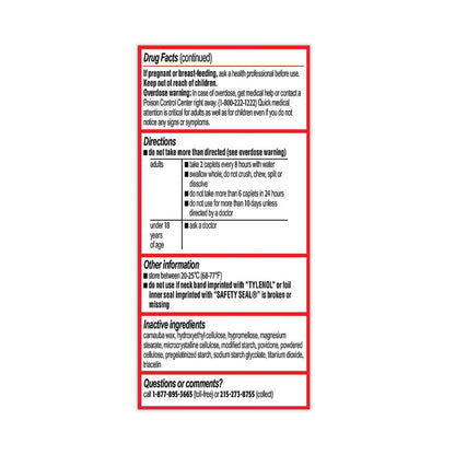 8-Hour Arthritis Pain Extended Release Tablets, 650 mg, 290/Bottle