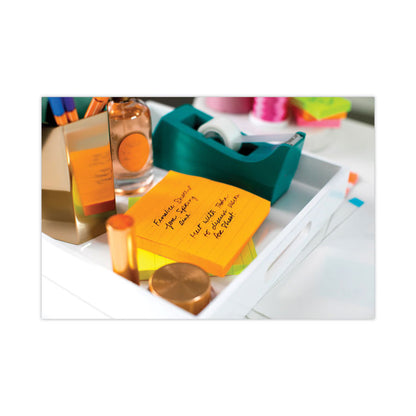 Pads in Energy Boost Collection Colors, Note Ruled, 4" x 4", 90 Sheets/Pad, 6 Pads/Pack
