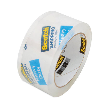 Packaging Tape Dispenser with Two Rolls of Tape, 3" Core, For Rolls Up to 2" x 60 yds, Red