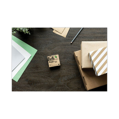 Magic Greener Tape, 1" Core, 0.75" x 75 ft, Clear, 10/Pack