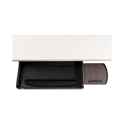 Under Desk Keyboard Drawer, 23w x 14d, Black
