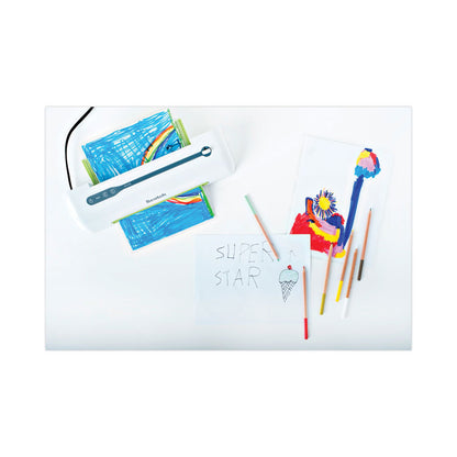 Self-Sealing Laminating Pouches, 9.5 mil, 2.81" x 3.75", Gloss Clear, 5/Pack