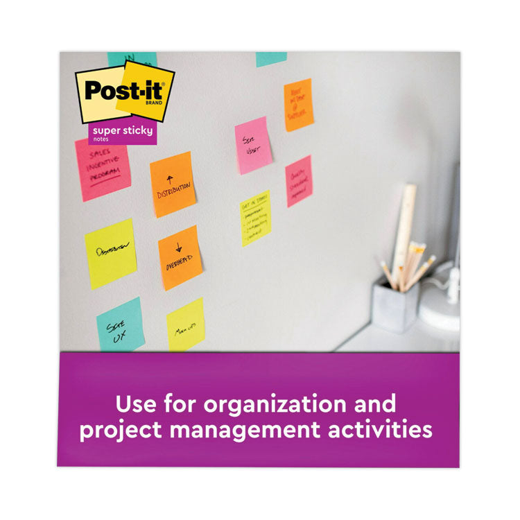 Pop-up 3 x 3 Note Refill, 3" x 3", Supernova Neons Collection Colors, 90 Sheets/Pad, 6 Pads/Pack