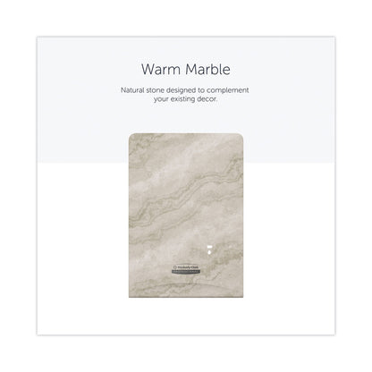 ICON Faceplate for Automatic Soap and Sanitizer Dispenser, 8.25 x 22 x 12.12, Warm Marble