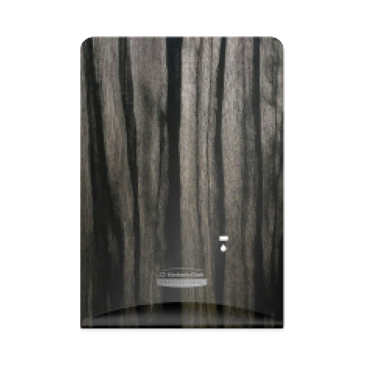 ICON Faceplate for Automatic Soap and Sanitizer Dispenser, 8.25 x 22 x 12.12, Ebony Woodgrain