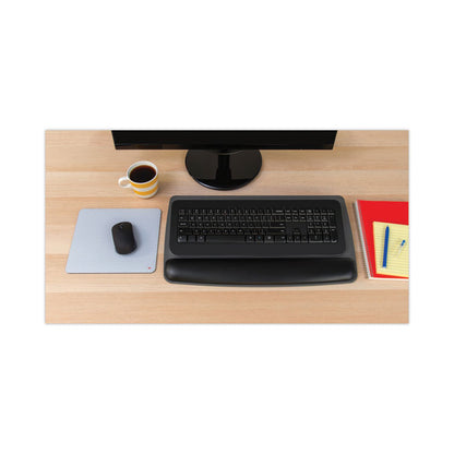 Antimicrobial Gel Keyboard Wrist Rest Platform, 19.6 x 10.6, Black/Gray