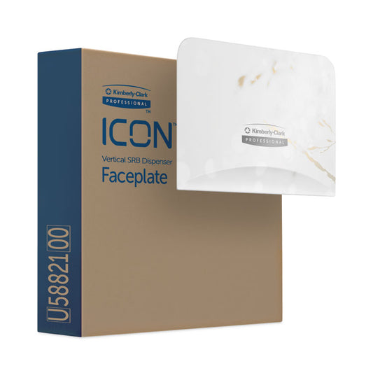 ICON Faceplate for Coreless Standard Roll Toilet Paper Dispenser, 4.25 x 6 x 1.5, Cherry Blossom