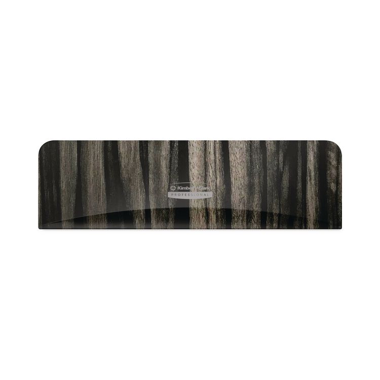 ICON Faceplate for Coreless Standard Roll Toilet Paper Dispenser, 3.56 x 12 x 1.5, Ebony Woodgrain