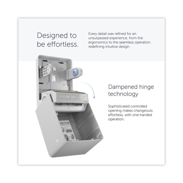 ICON Automatic Roll Towel Dispenser, 20.12 x 16.37 x 13.5, Brushed Gray