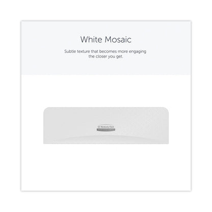 ICON Faceplate for Coreless Standard Roll Toilet Paper Dispenser, 3.56 x 12 x 1.5, White Mosaic