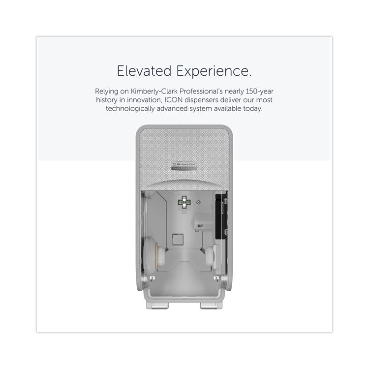 ICON Coreless Standard Roll Toilet Paper Dispenser, 7.18 x 13.37 x 7.06, Silver Mosaic