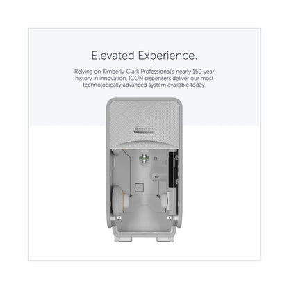ICON Coreless Standard Roll Toilet Paper Dispenser, 7.18 x 13.37 x 7.06, Silver Mosaic
