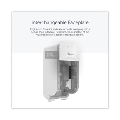 ICON Faceplate for Coreless Standard Roll Toilet Paper Dispenser, 4.25 x 6 x 1.5, Cherry Blossom