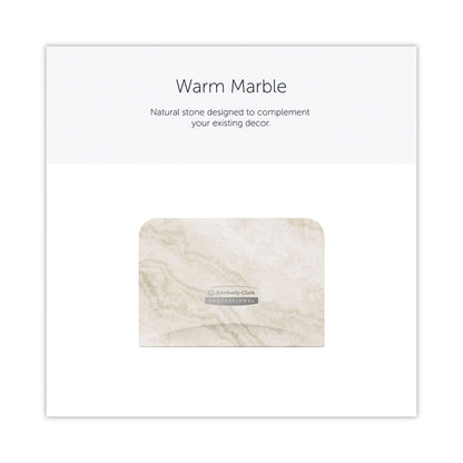 ICON Faceplate for Coreless Standard Roll Toilet Paper Dispenser, 4.25 x 6 x 1.5, Warm Marble