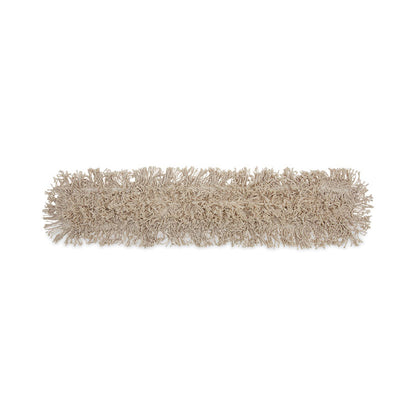 Industrial Dust Mop Head, Cotton, 36 x 3, White