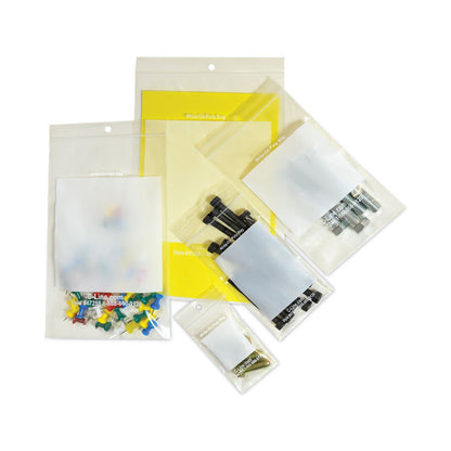 Write-On Poly Bags, 2 mil, 2" x 3", Clear, 1,000/Carton