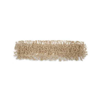 Industrial Dust Mop Head, Washable, Hygrade Cotton, 36 x 5, White