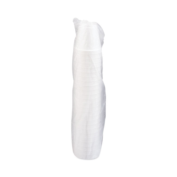Foam Drink Cups, 8 oz, White, 25/Pack