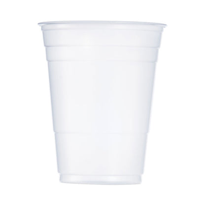 SOLO Party Plastic Cold Drink Cups, 16 oz, 50/Sleeve, 20 Sleeves/Carton