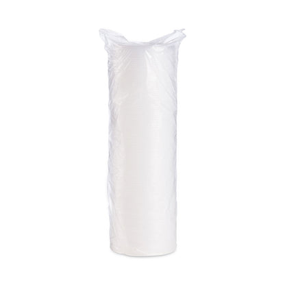 Non-Vented Cup Lids, Fits 5 oz to 16 oz Food Containers/30 oz to 32 oz Hot Cups, Plastic, Translucent, 100/Pack, 10 Packs/CT