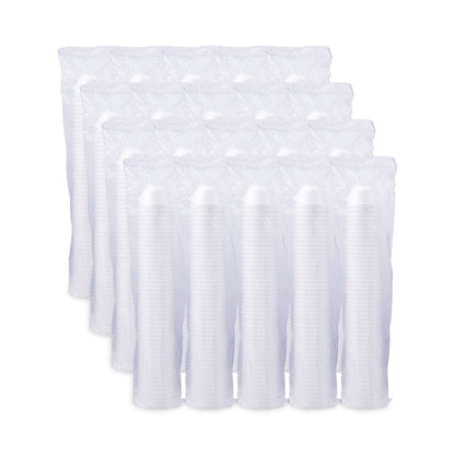 Foam Container, Squat, 6 oz, White, 50/Pack, 20 Packs/Carton