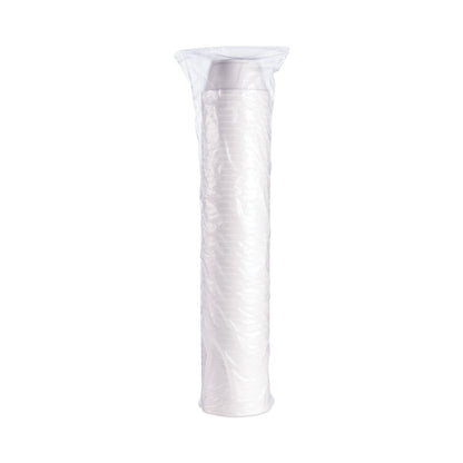 Foam Container, Extra Squat, 8 oz, White, 1,000/Carton
