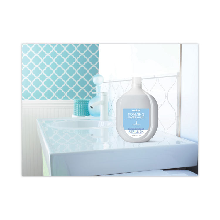 Foaming Hand Wash Refill Tub, Sweet Water Scent, 28 oz, 4/Carton