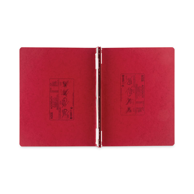 PRESSTEX Covers with Storage Hooks, 2 Posts, 6" Capacity, 14.88 x 11, Executive Red