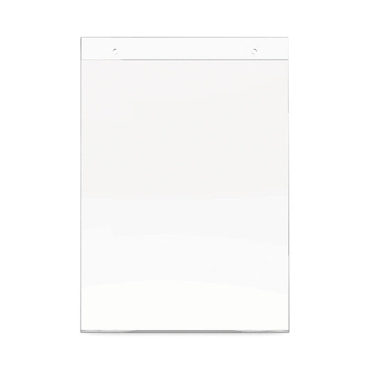 Classic Image Wall-Mount Sign Holder, Portrait, 8.5 x 11, Clear