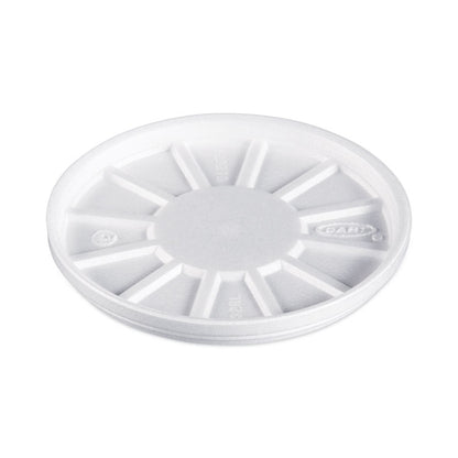 Non-Vented Cup Lids, Fits 32 oz/44 oz Hot Cups, Plastic, Clear, 500/Carton