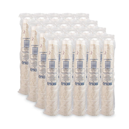 Symphony Treated-Paper Cold Cups, 16 oz, White/Beige/Red, 50/Bag, 20 Bags/Carton