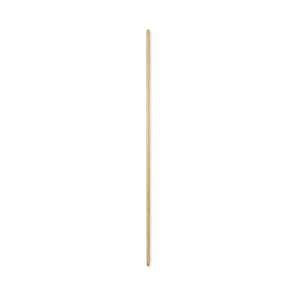 Threaded End Broom Handle, 0.94" dia x 54", Natural