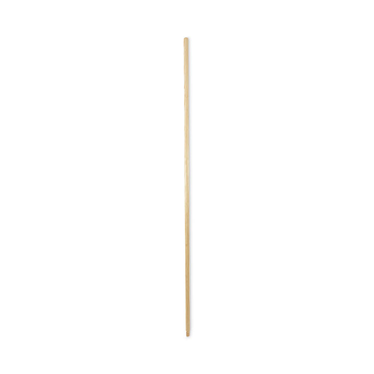 Threaded End Broom Handle, 0.94" dia x 60", Natural
