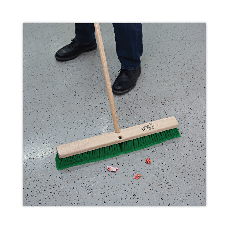 Threaded End Broom Handle, 0.94" dia x 60", Natural