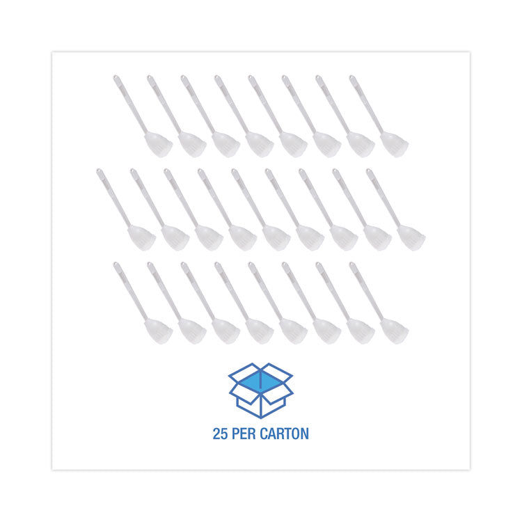 Cone Bowl Mop, 10" Handle, 2" Mop Head, White, 25/Carton