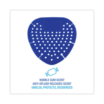 Deodorizing Urinal Screen, Bubblegum Scent, Blue, 3.5 oz, Dozen