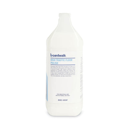 High Traffic Floor Polish, Apply 3 to 5 Coats per Application, 1 gal Bottle, 4/Carton