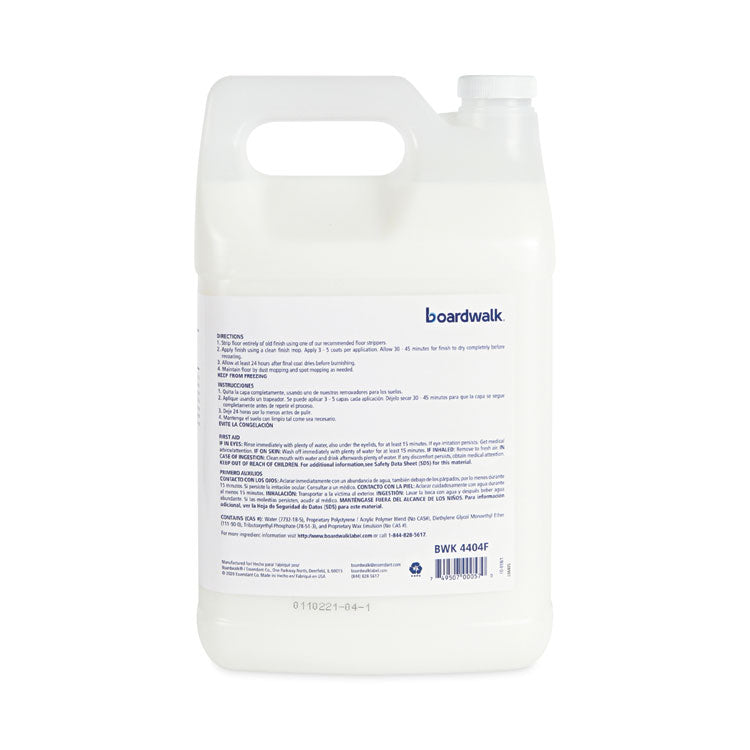 High Traffic Floor Polish, Apply 3 to 5 Coats per Application, 1 gal Bottle