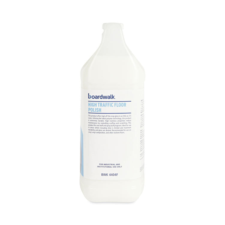 High Traffic Floor Polish, Apply 3 to 5 Coats per Application, 1 gal Bottle