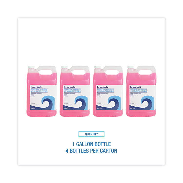 Industrial Strength All-Purpose Cleaner, Lemon Scent, 1 gal Bottle, 4/Carton
