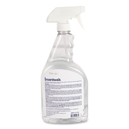 Natural Glass Cleaner, Unscented, 32 oz Trigger Spray Bottle, 12/Carton