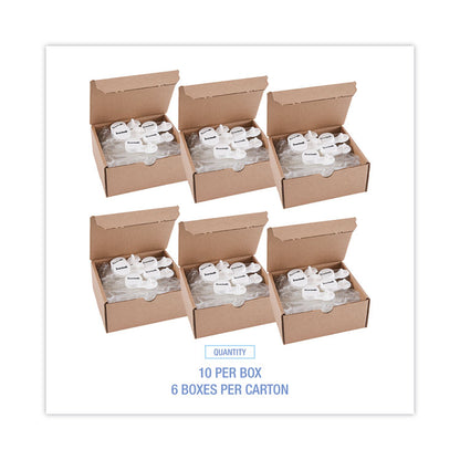 Curve Solid Air Freshener, Mango, Clear, 10/Box, 6 Boxes/Carton