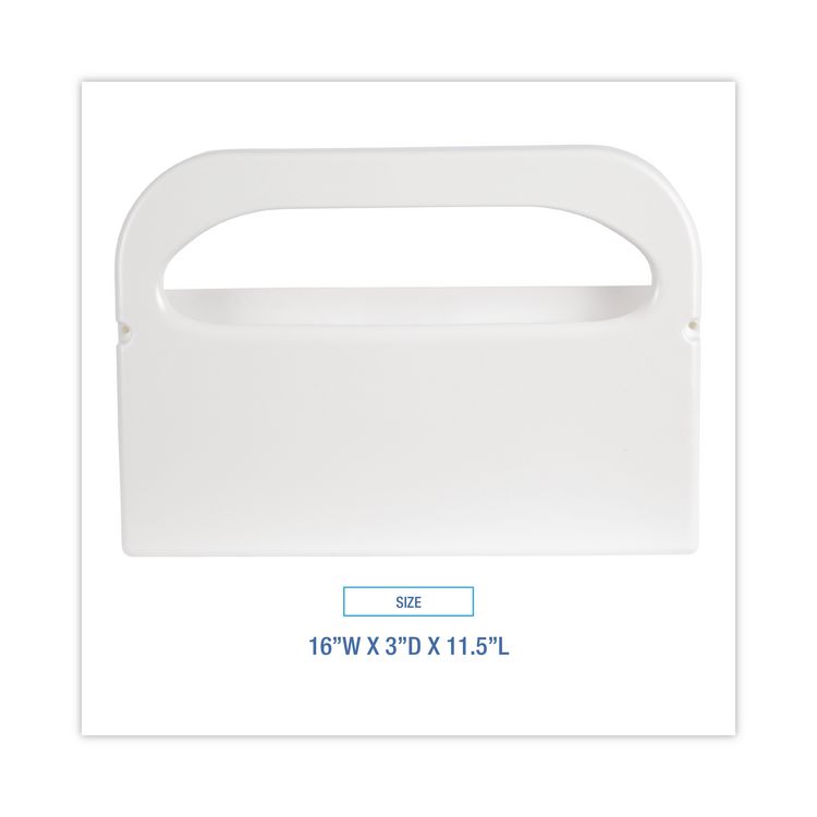 Toilet Seat Cover Dispenser, 16 x 3 x 11.5, White, 2/Box